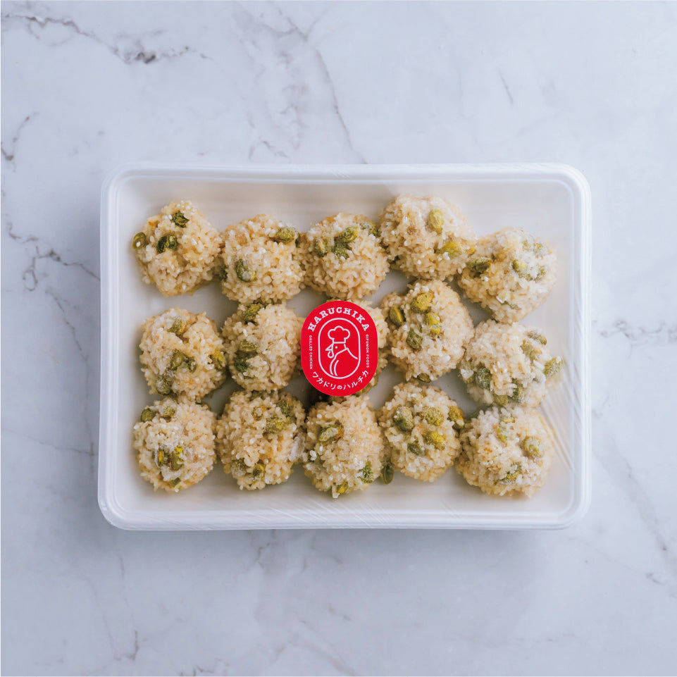 【奥美濃古地鶏】飛騨高山もち米饅頭 1P15個入り(枝豆)